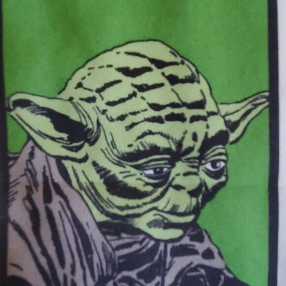 Vtg Official Star Wars Bed Sheet Full Original Character Luke, Chewy, C3PO, R2D2 - Picture 4 of 8